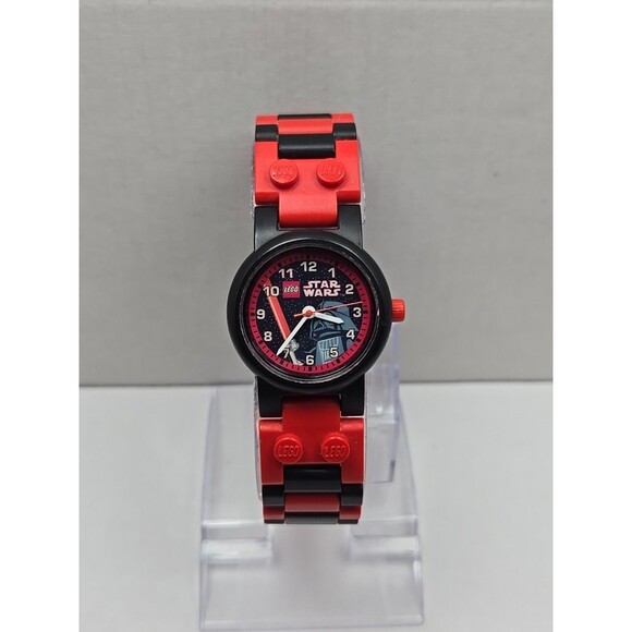 Lego Star Wars Darth Vader Children Watch 2015 Buildable Quartz New Battery 5ATM - Picture 1 of 10